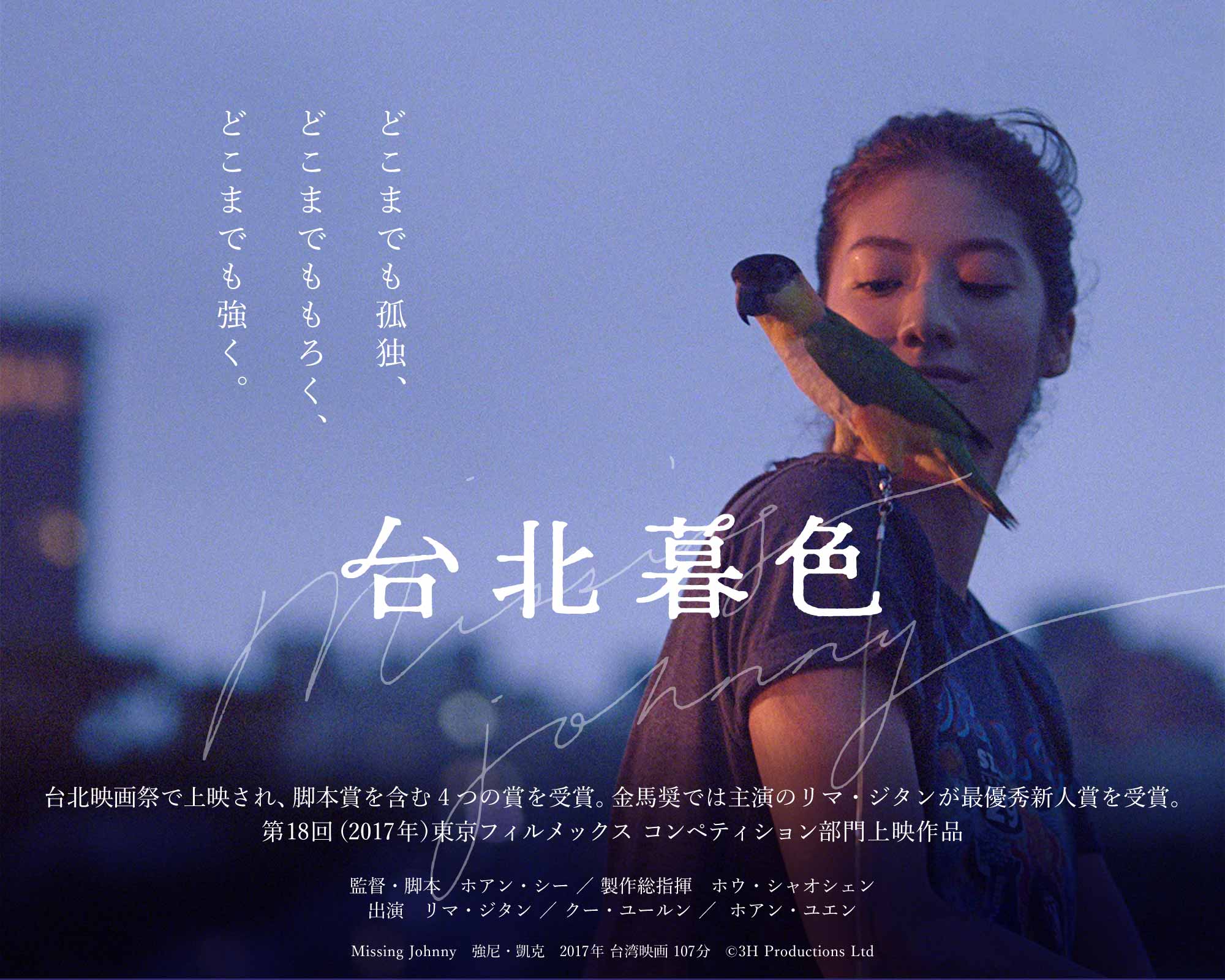 台北暮色：台北映画祭で上映され、脚本賞を含む4つの賞を受賞。金馬奨では主演のリマ・ジタンが最優秀新人賞を受賞。第18回(2017年)東京フィルメックス コンペティション部門上映作品